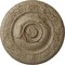 Ekena Millwork Neuveau Ceiling Medallion (Fits Canopies up to 6 3/8"), 24 1/4"OD x 2"P, Gobi Desert Crackle CM24NAGDC - alternate 1